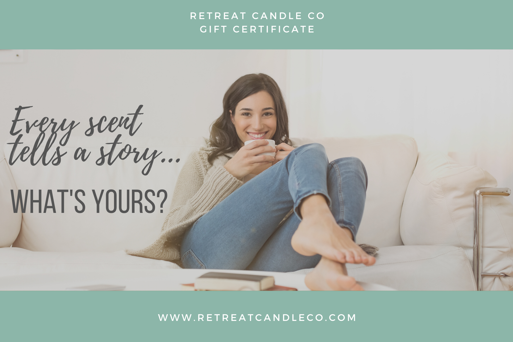 Candle Gift Card Create a custom candle Retreat Candle Co