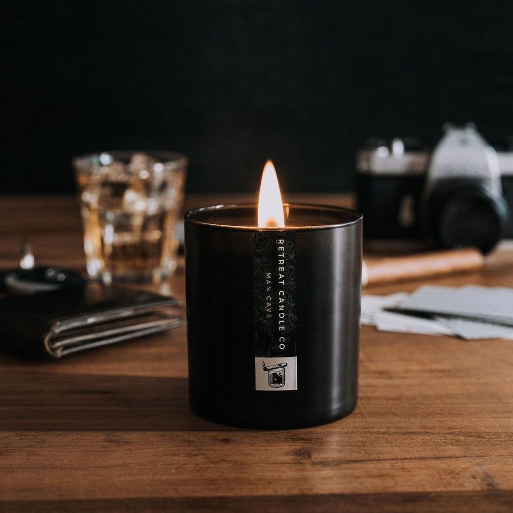 Man candles shop