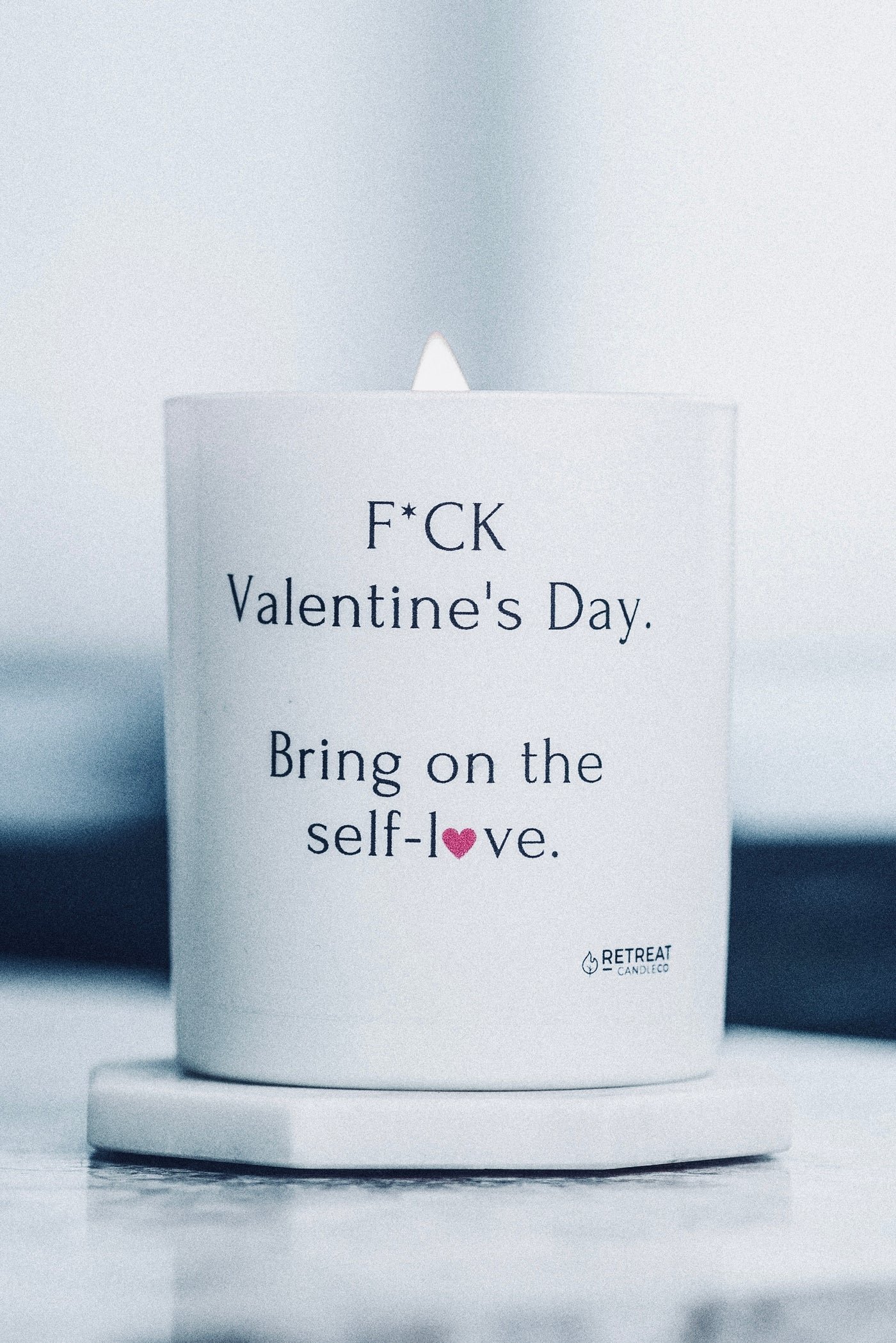 The Eff Valentine's Day Candle