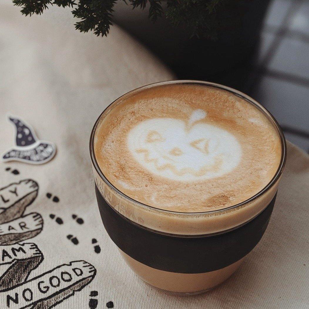 Pumpkin Spice Latte Candle - #CandlesForACause - Partial proceeds of this candle gives back to kids mental health. Vegan. All-natural soy and coconut wax. Phthalate-free fragrances. Crackling wooden wick, and a seed paper bookmark to plant in your candle jar after. Feel good about what you buy.