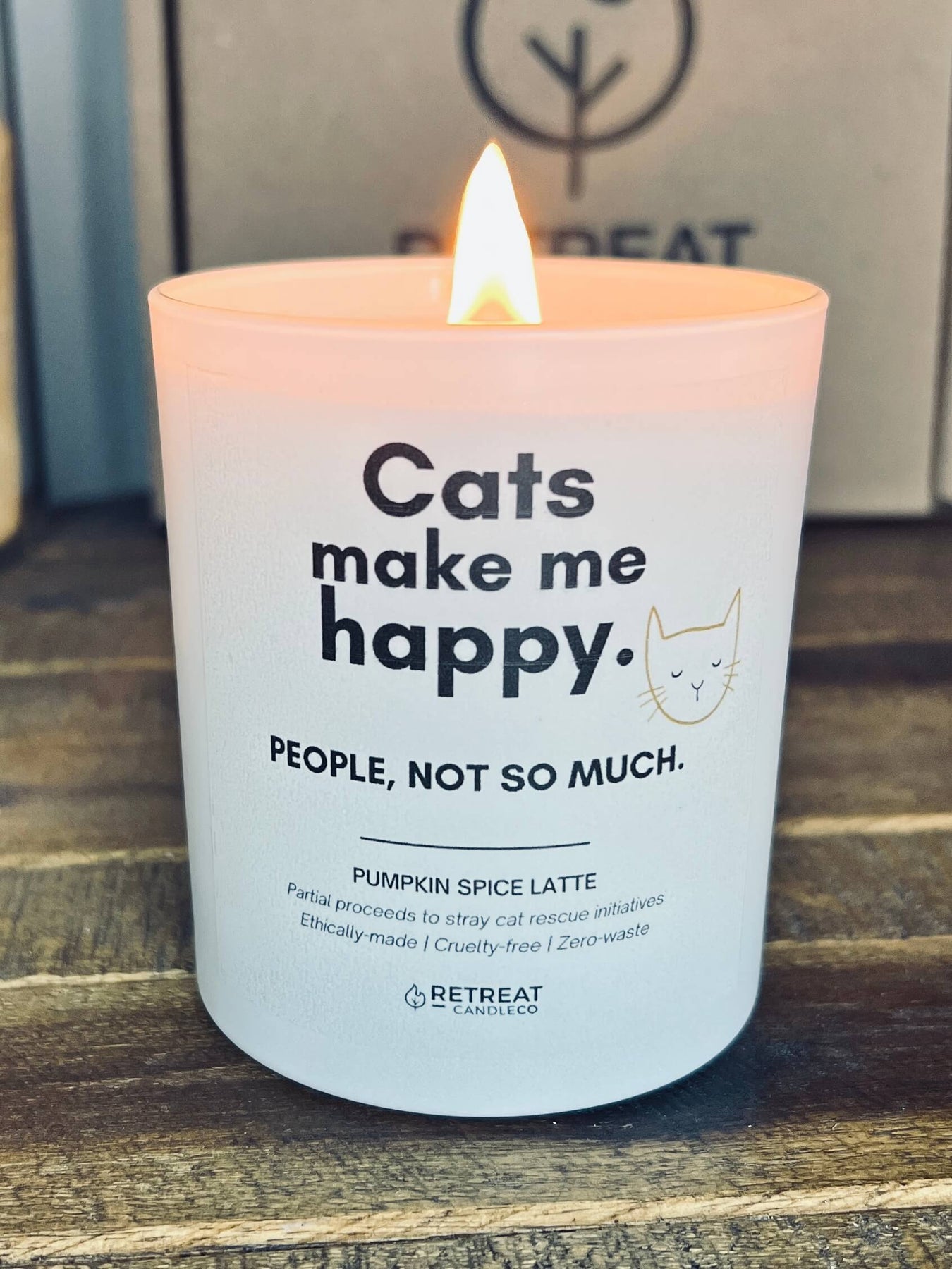 Cat Lovers Candle Stray Cat Rescue – Retreat Candle Co