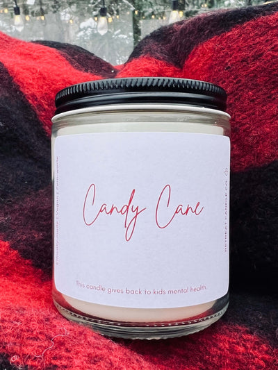 Candy Cane Candle