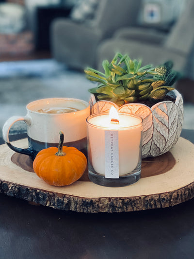 Clove Candle - #CandlesForACause - Partial proceeds of this candle gives back to kids mental health. Vegan. All-natural soy and coconut wax. Phthalate-free fragrances. Crackling wooden wick, and a seed paper bookmark to plant in your candle jar after. Feel good about what you buy. 