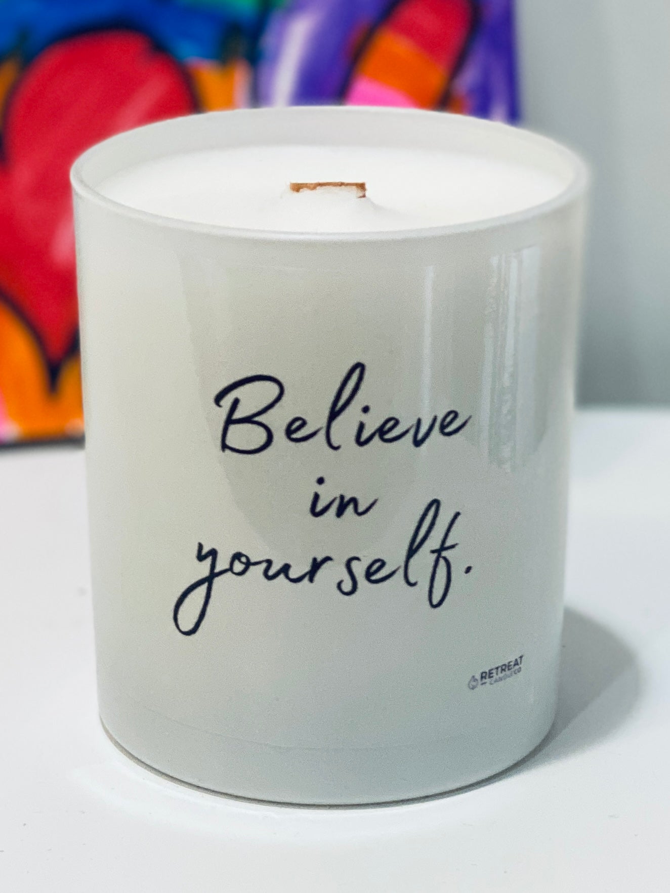 Believe in Yourself Candle - Impact Cup