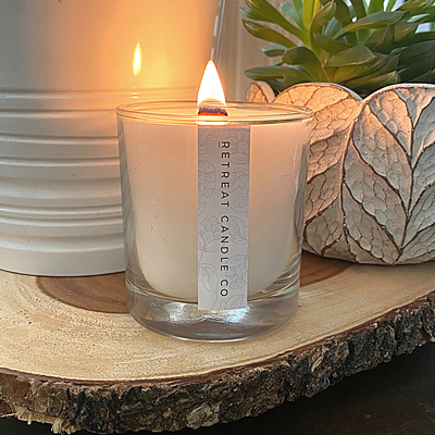 Geranium Candle - #CandlesForACause - Partial proceeds of this candle gives back to kids mental health. Vegan. All-natural soy and coconut wax. Phthalate-free fragrances. Crackling wooden wick, and a seed paper bookmark to plant in your candle jar after. Feel good about what you buy. 